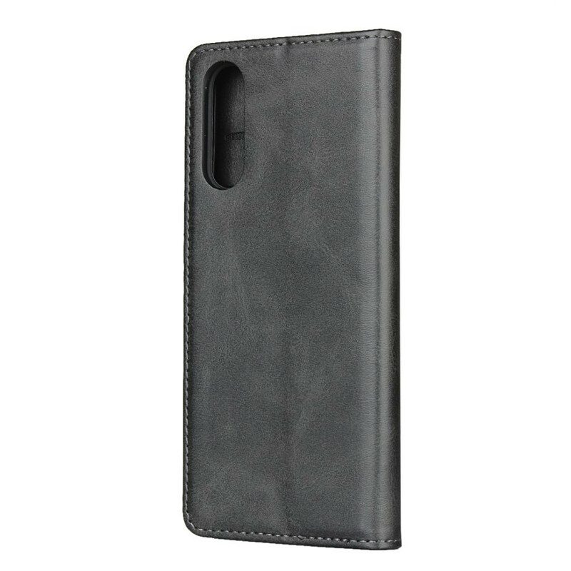 Schutzhülle Für Sony Xperia 10 II Flip Case Elegantes Spaltleder