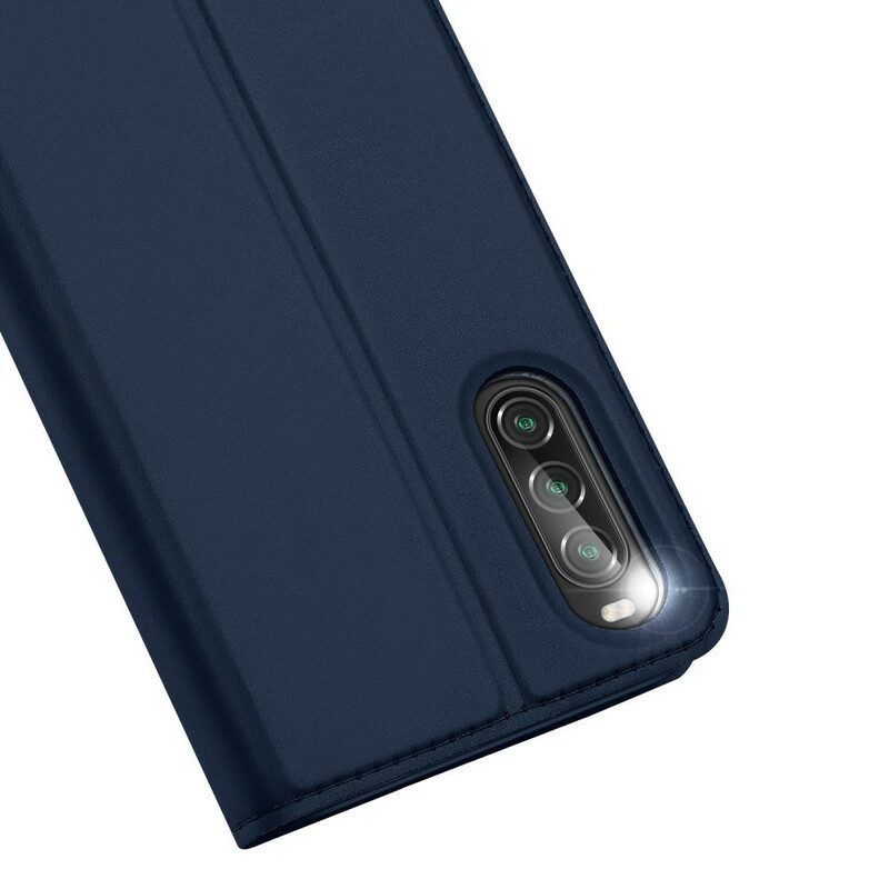 Schutzhülle Für Sony Xperia 10 II Flip Case Skin Pro Dux Ducis